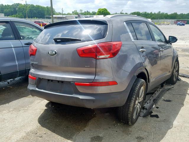 KNDPC3AC5F7696094 - 2015 KIA SPORTAGE E SILVER photo 4