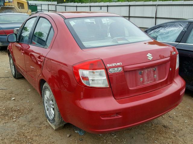 JS2YC5A39C6303818 - 2012 SUZUKI SX4 LE RED photo 3