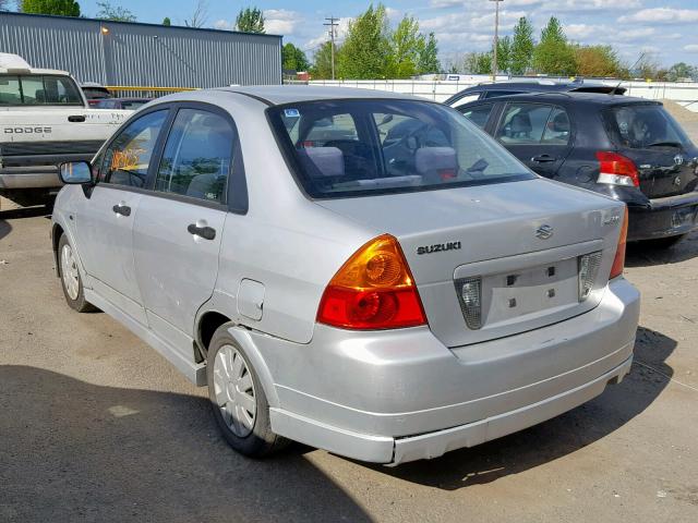 JS2RA41S025109081 - 2002 SUZUKI AERIO S SILVER photo 3