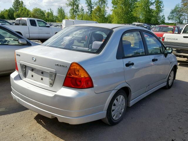 JS2RA41S025109081 - 2002 SUZUKI AERIO S SILVER photo 4