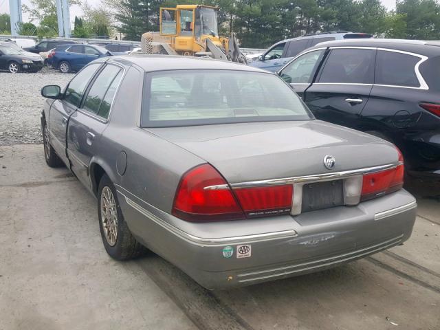 2MEFM74W31X711389 - 2001 MERCURY GRAND MARQ GRAY photo 3