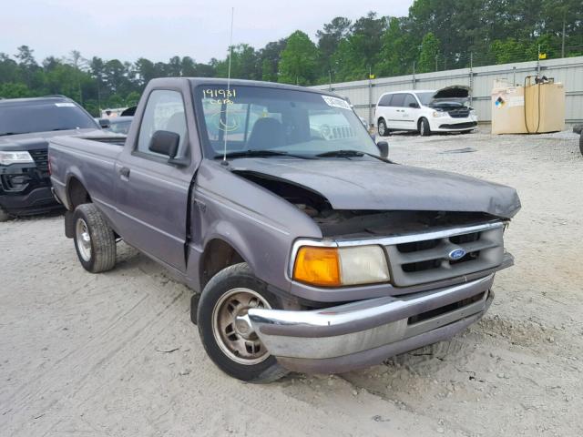 1FTCR10AXVUB15836 - 1997 FORD RANGER GRAY photo 1