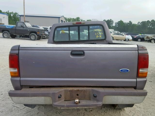 1FTCR10AXVUB15836 - 1997 FORD RANGER GRAY photo 9