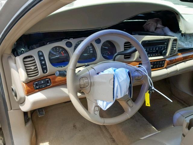 1G4HP54K224212638 - 2002 BUICK LESABRE CU BEIGE photo 9