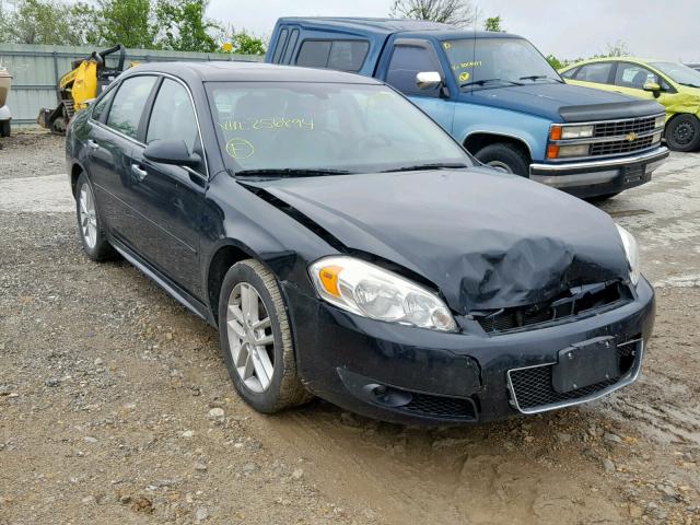 2G1WC5E31D1256894 - 2013 CHEVROLET IMPALA LTZ BLACK photo 1