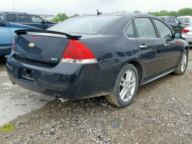 2G1WC5E31D1256894 - 2013 CHEVROLET IMPALA LTZ BLACK photo 4