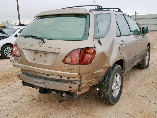 JT6HF10U2X0034033 - 1999 LEXUS RX 300 BEIGE photo 4