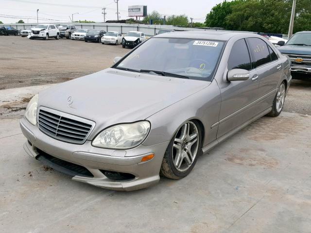 WDBNG75J06A471546 - 2006 MERCEDES-BENZ S 500 SILVER photo 2