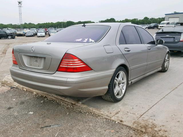 WDBNG75J06A471546 - 2006 MERCEDES-BENZ S 500 SILVER photo 4