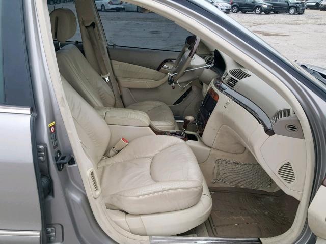 WDBNG75J06A471546 - 2006 MERCEDES-BENZ S 500 SILVER photo 5