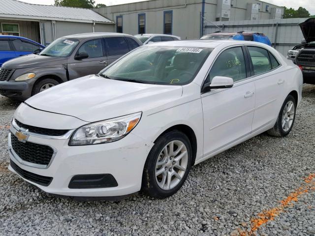 1G11C5SA6GF124076 - 2016 CHEVROLET MALIBU LIM WHITE photo 2