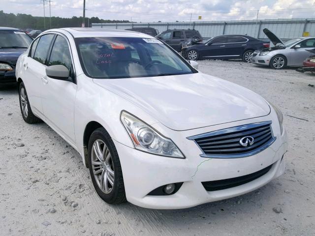 JN1CV6AR3BM356777 - 2011 INFINITI G37 WHITE photo 1