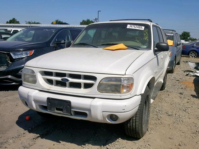 1FMZU35PXXZA02410 - 1999 FORD EXPLORER WHITE photo 2