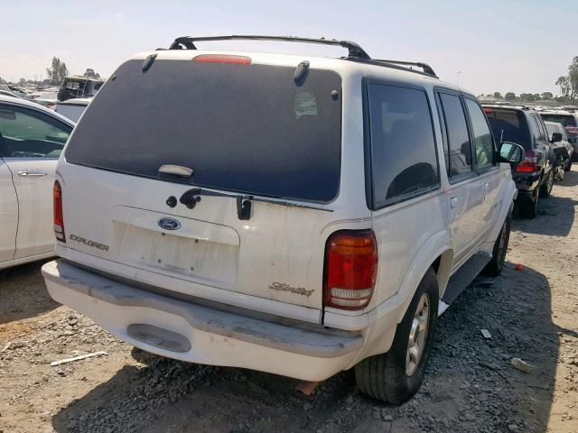 1FMZU35PXXZA02410 - 1999 FORD EXPLORER WHITE photo 4