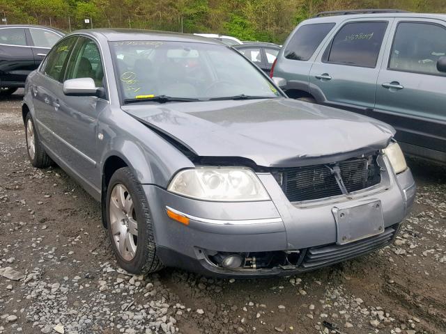 WVWRH63BX3P299752 - 2003 VOLKSWAGEN PASSAT GLX GRAY photo 1