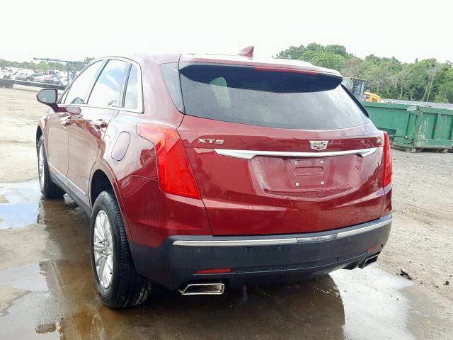 1GYKNARS6HZ293215 - 2017 CADILLAC XT5 RED photo 3