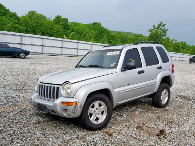 1J4GK58KX2W266437 - 2002 JEEP LIBERTY LI SILVER photo 2