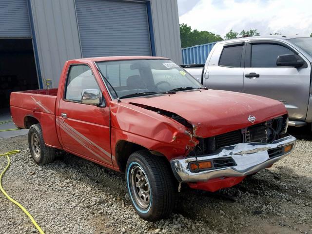1N6SD11S4PC358727 - 1993 NISSAN TRUCK SHOR RED photo 1