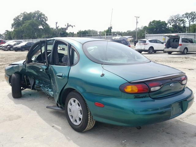 1FALP51U8VG250856 - 1997 FORD TAURUS G GREEN photo 3