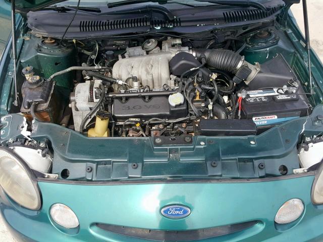 1FALP51U8VG250856 - 1997 FORD TAURUS G GREEN photo 7