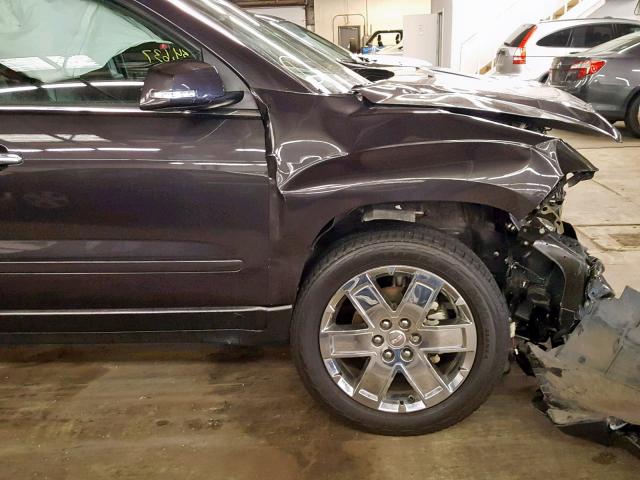 1GKKVSKD2HJ229862 - 2017 GMC ACADIA LIM GRAY photo 9