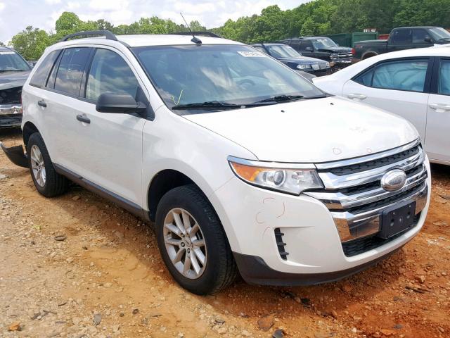 2FMDK3GC3DBB47006 - 2013 FORD EDGE SE WHITE photo 1