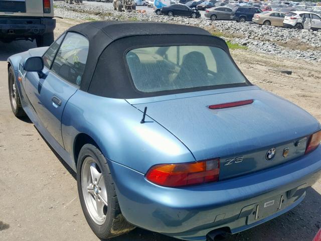 4USCH7328TLB72773 - 1996 BMW Z3 1.9 BLUE photo 3