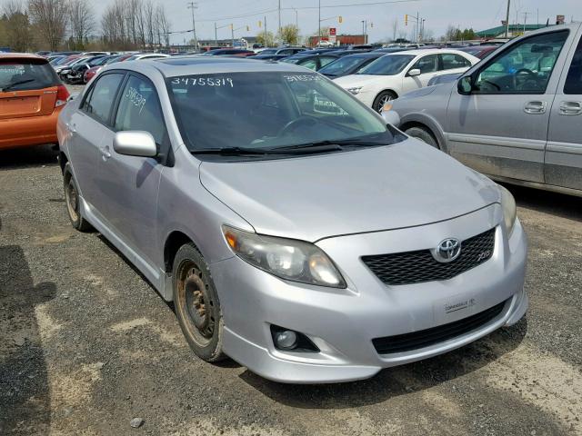 2T1BE40E49C003810 - 2009 TOYOTA COROLLA XR 银色 照片 1
