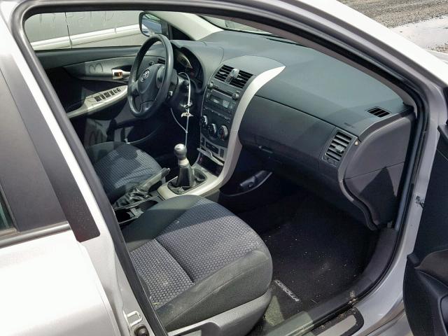 2T1BE40E49C003810 - 2009 TOYOTA COROLLA XR 银色 照片 5