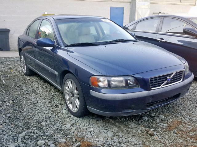 YV1RS58D522122103 - 2002 VOLVO S60 2.4T BLUE photo 1