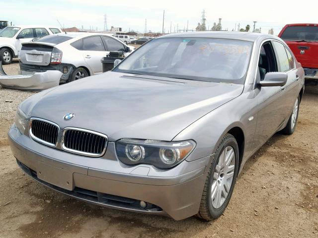 WBAGL63403DP66389 - 2003 BMW 745 I GRAY photo 2