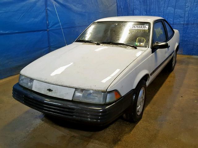 1G1JC1441N7135168 - 1992 CHEVROLET CAVALIER V WHITE photo 2