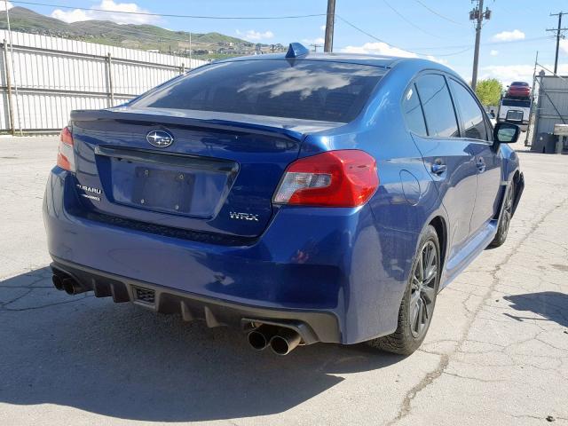 JF1VA1G61F8805475 - 2015 SUBARU WRX LIMITE BLUE photo 4