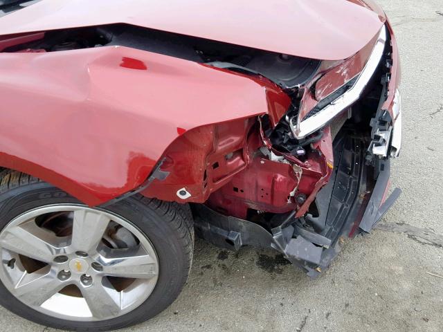 1G1ZC5E19BF230853 - 2011 CHEVROLET MALIBU 1LT MAROON photo 9