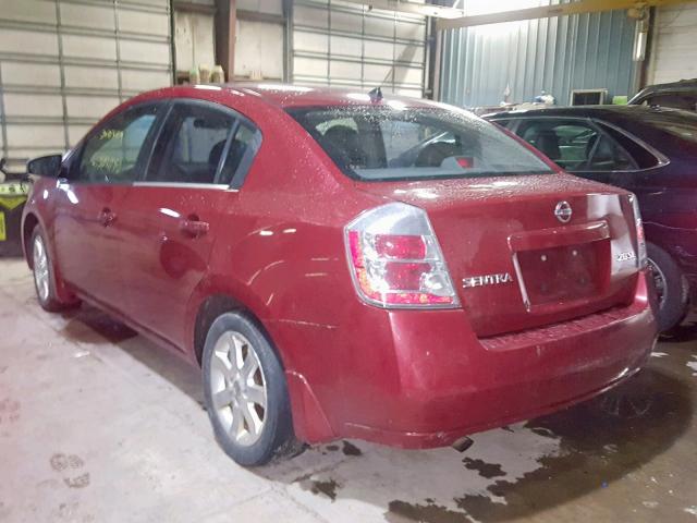 3N1AB61E87L697123 - 2007 NISSAN SENTRA 2.0 RED photo 3