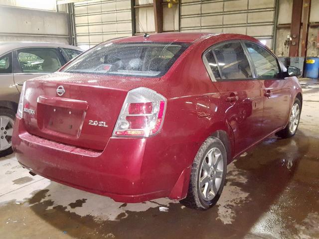 3N1AB61E87L697123 - 2007 NISSAN SENTRA 2.0 RED photo 4