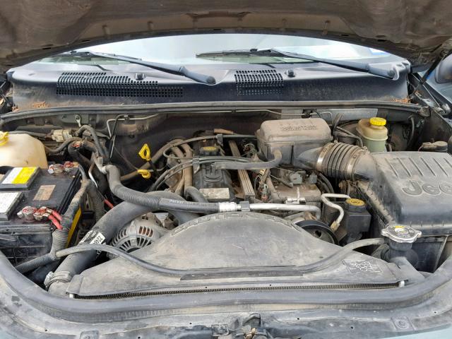 1J4GX48S44C218545 - 2004 JEEP GRAND CHER GREEN photo 7