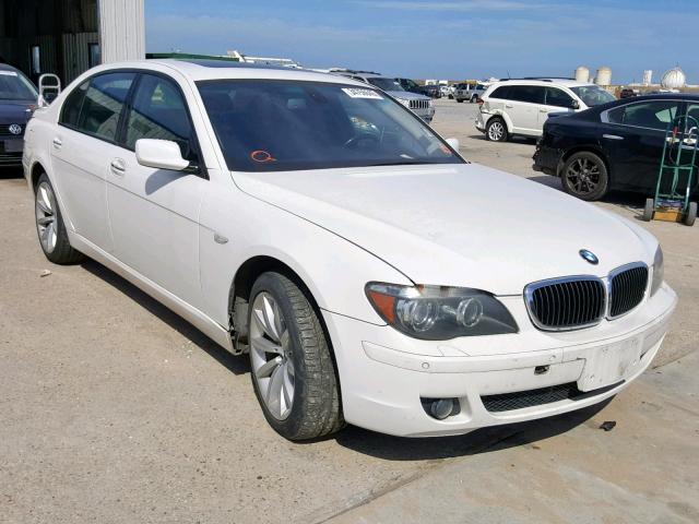 WBAHN835X8DT87412 - 2008 BMW 750 LI WHITE photo 1