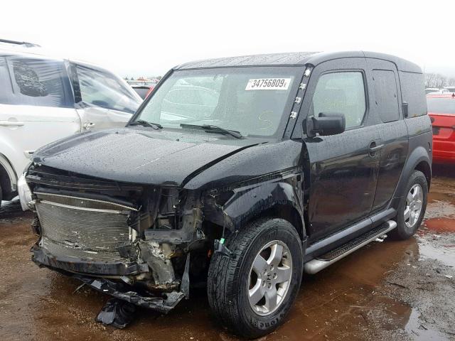 5J6YH28695L022756 - 2005 HONDA ELEMENT EX BLACK photo 2