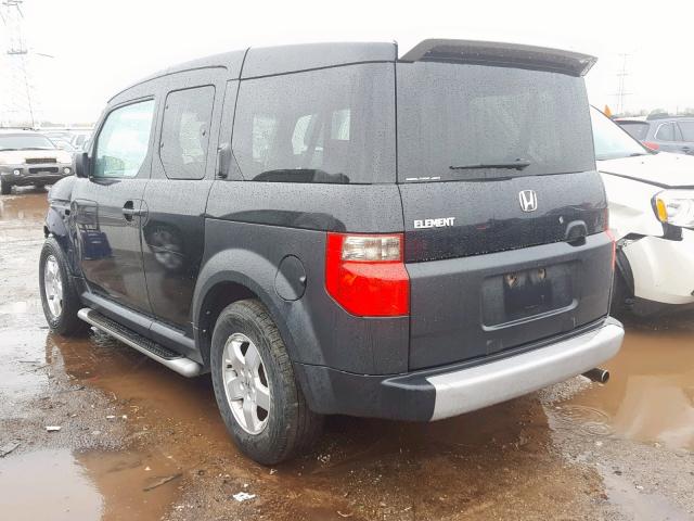 5J6YH28695L022756 - 2005 HONDA ELEMENT EX BLACK photo 3