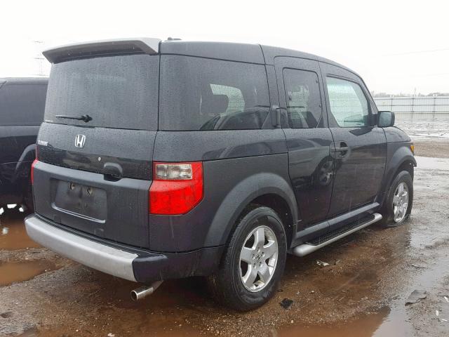 5J6YH28695L022756 - 2005 HONDA ELEMENT EX BLACK photo 4