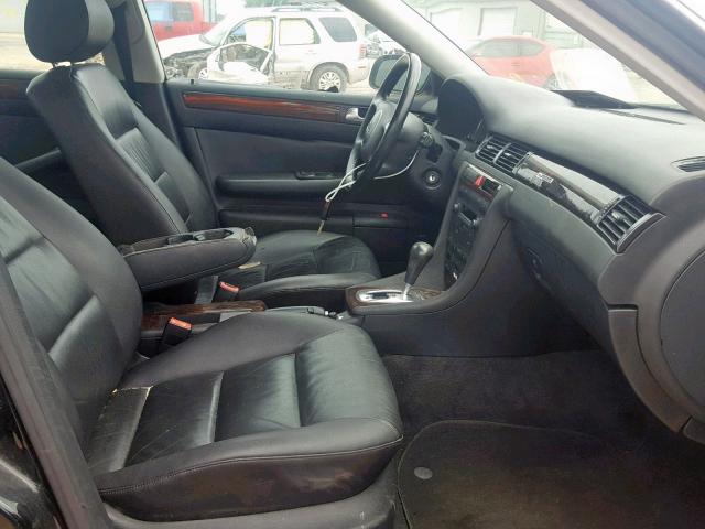 WAULT64B83N085516 - 2003 AUDI A6 3.0 QUA BLACK photo 5