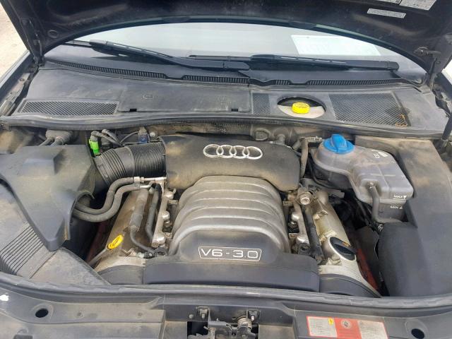 WAULT64B83N085516 - 2003 AUDI A6 3.0 QUA BLACK photo 7