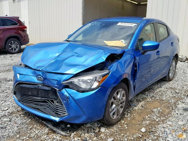 3MYDLBZV5GY124236 - 2016 TOYOTA SCION IA BLUE photo 2