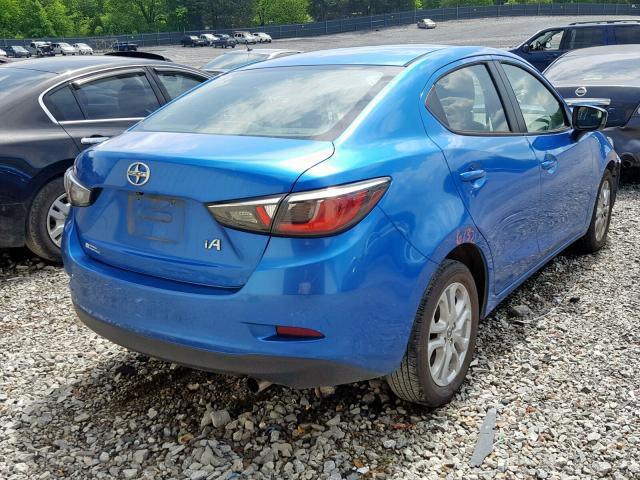 3MYDLBZV5GY124236 - 2016 TOYOTA SCION IA BLUE photo 4