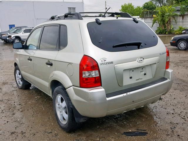 KM8JM12B26U407568 - 2006 HYUNDAI TUCSON GL BEIGE photo 3