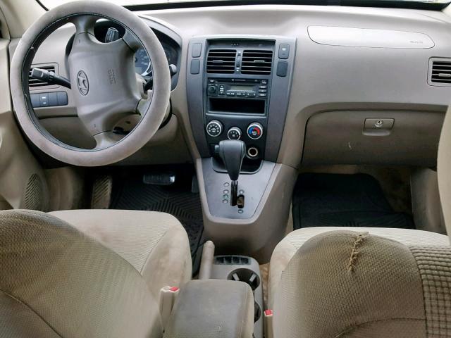 KM8JM12B26U407568 - 2006 HYUNDAI TUCSON GL BEIGE photo 9