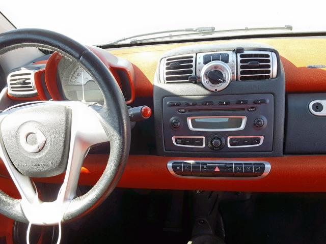 WMEEK31X28K106352 - 2008 SMART FORTWO PAS 蓝色 照片 9