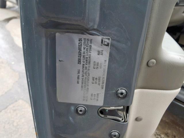 1G1ZS58F47F218062 - 2007 CHEVROLET MALIBU LS CHARCOAL photo 10