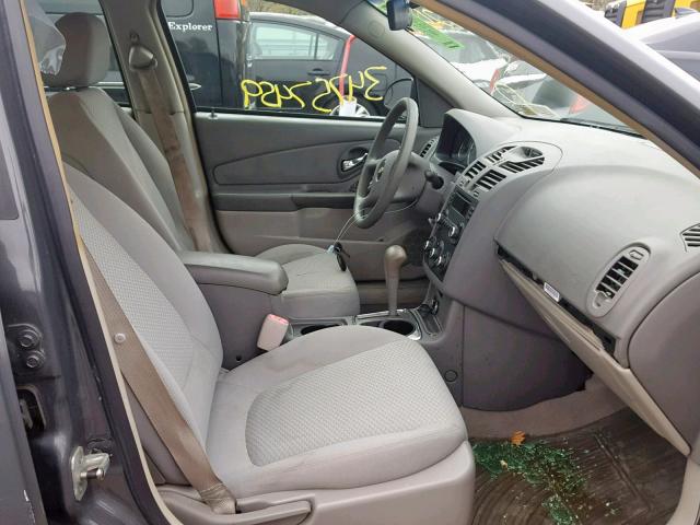 1G1ZS58F47F218062 - 2007 CHEVROLET MALIBU LS CHARCOAL photo 5